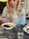 Elise t-shirt strik - Grå