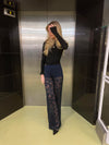 Marla blonde bukser - Navy