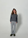 Idalina low waist sweatpants - grå