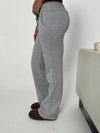 Idalina low waist sweatpants - grå