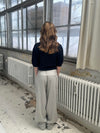 Donna oversized glimmer bukser - Lysegrå