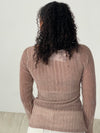 Maddy glitter bluse  - Rosa