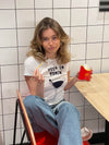 "Keep em comin" baby tee - Hvid