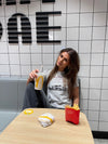 "New York City" baby tee - Grå