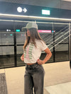 "Empire New york" baby tee - Hvid