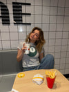 "8BALL green" baby tee - Grå