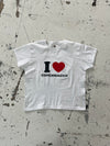 "I love Copenhagen" baby tee - Hvid