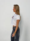 "Car" baby tee - Hvid