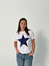 "Star" oversized tee - Hvid