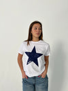"Star" oversized tee - Hvid
