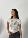 "Empire New york" baby tee - Hvid