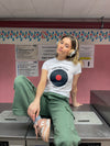 "Songs that remind me" baby tee - Hvid