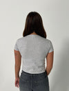 "New York City" baby tee - Grå