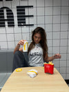 "New York City" baby tee - Grå