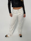 Anemon oversized jeans - Hvid