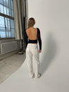 Anemon oversized jeans - Hvid