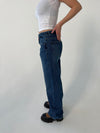 Sage baggy jeans - Mørkeblå denim