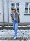 Nyla straight jeans - Lys denim