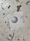 "Disco ball" baby tee - Hvid
