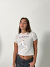 "Italy" baby tee - Hvid