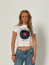 "Songs that remind me" baby tee - Hvid