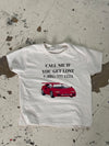 "Call me" Baby tee - Hvid