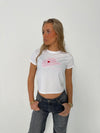 "Yee haw" baby tee - Hvid