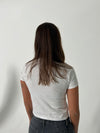 "8BALL Black" baby tee - Hvid