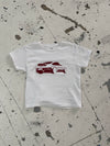"Car" baby tee - Hvid
