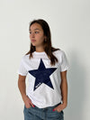 "Star" oversized tee - Hvid