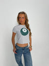 "8BALL green" baby tee - Grå