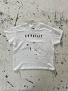 "Italy" baby tee - Hvid
