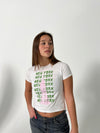 "Empire New york" baby tee - Hvid