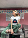 "Songs that remind me" baby tee - Hvid