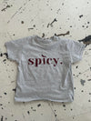 "Spicy" baby tee - Grå