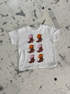 "Cowboy boots" baby tee - Hvid