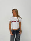 "Car" baby tee - Hvid