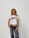 "Car" baby tee - Hvid