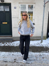 Sage baggy jeans - Mørke grå denim