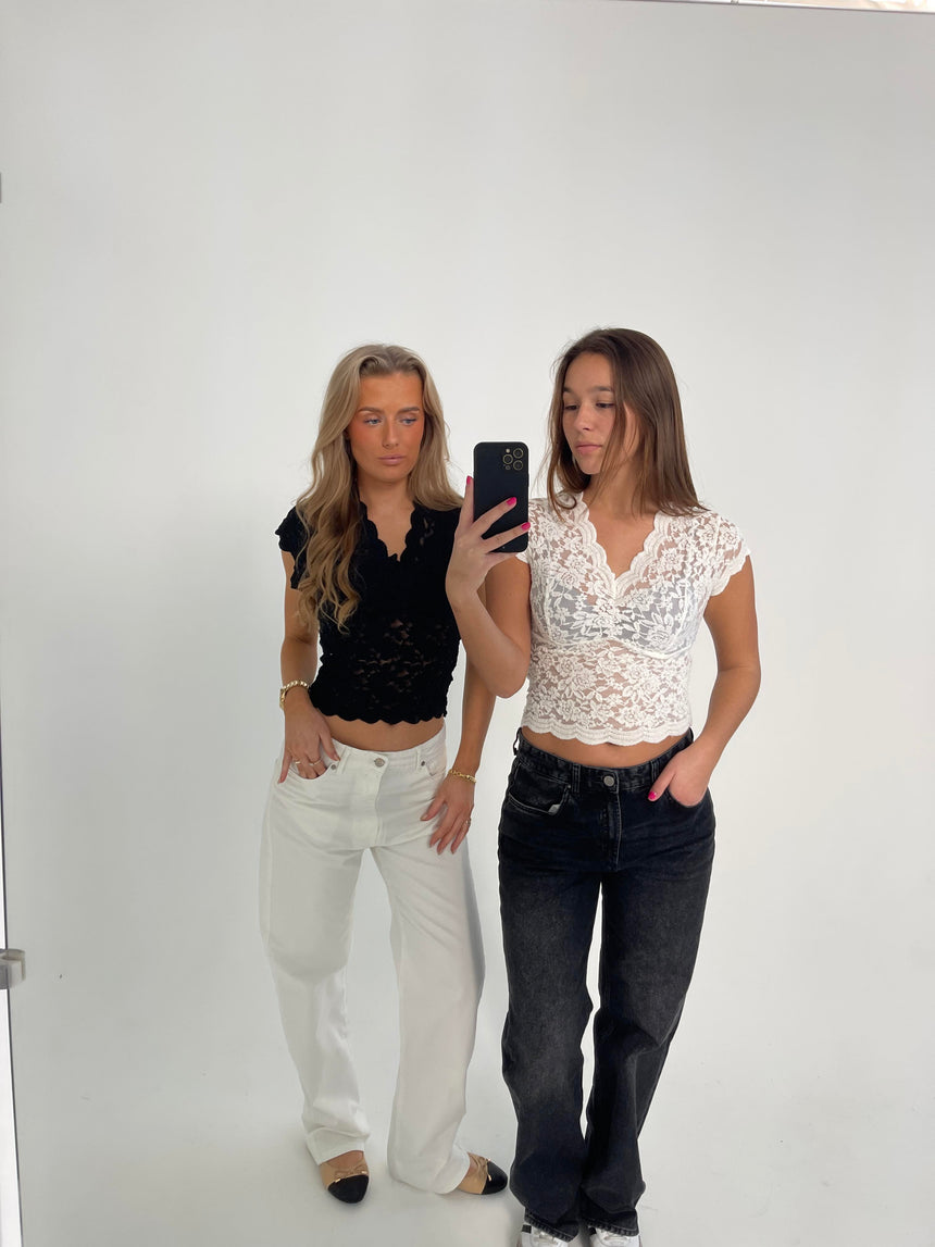 Isabel blonde top - Hvid