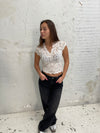 Isabel blonde top - Hvid