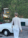 Angelina blonde bluse - Hvid
