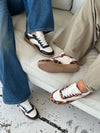 Apia sneakers - Hvid/sølv og sort
