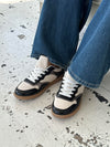 Apia sneakers - Hvid/sølv og sort