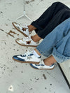 Accra sneakers med stjerne - Hvid/navy