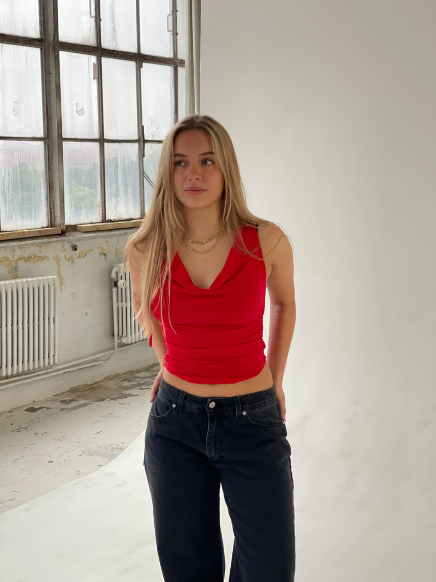 Isa top - Rød