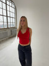 Isa top - Rød