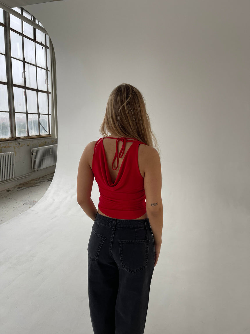 Isa top - Rød