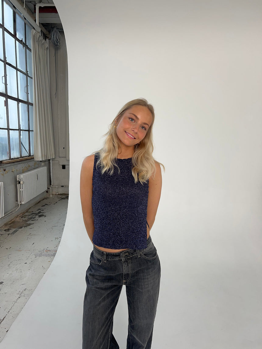 Montania glimmer top - Navy