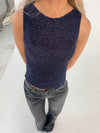 Montania glimmer top - Navy